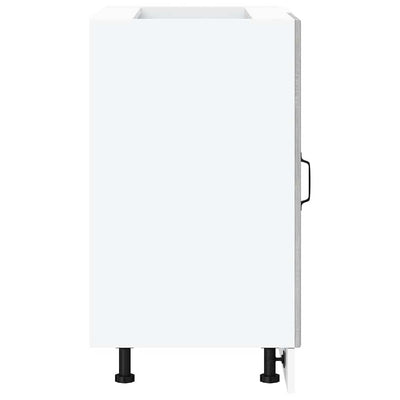 Harmaa keittiön pohjakaappi porto Cristofie (suunniteltu puu)