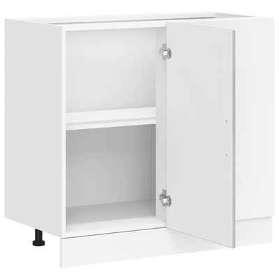 Betoniharmaa altaan pohjakaappi lucca Armie (puinen)