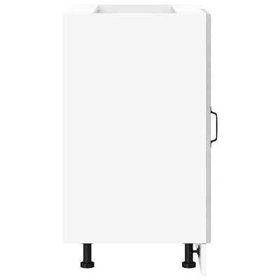 Betoniharmaa altaan pohjakaappi lucca Armie (puinen)