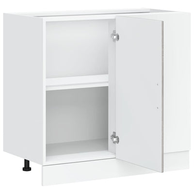 Harmaa keittiön pohjakaappi kalmar Tacue (suunniteltu puu)