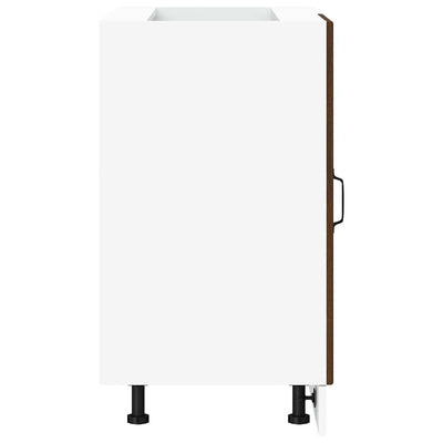 Ruskea keittiön pohjakaappi kalmar Tacue (suunniteltu puu)