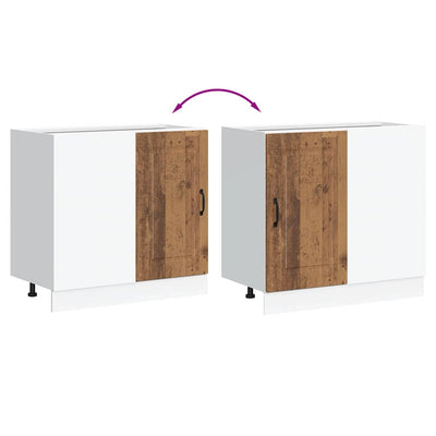 Vanha puu keittiön pohjakaappi kalmar suunniteltu puu Tacue