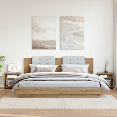 Artesaani tammi yöpöydät Danil 40x30x40cm (2 kpl lastulevy)