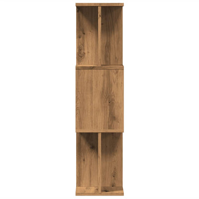 Kirjakaappi artesaani tammi 80x24x96 cm tekninen puu