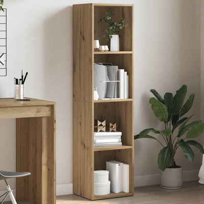 Kirjakaappi artisan oak Anasztaszia 36x30x143cm (engineered wood)