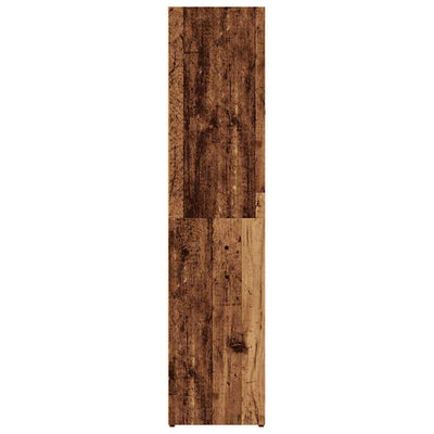 Kirjakaappi Vanha Puu 66x30x130 cm Suunniteltu puu
