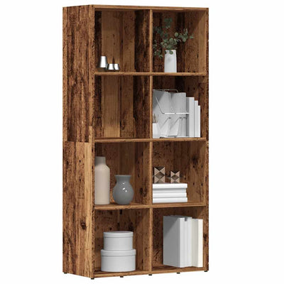 Kirjakaappi Vanha Puu 66x30x130 cm Suunniteltu puu