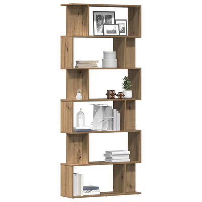 Tammi kirjakaappi artesaani Rafela 80x24x192cm (puinen)