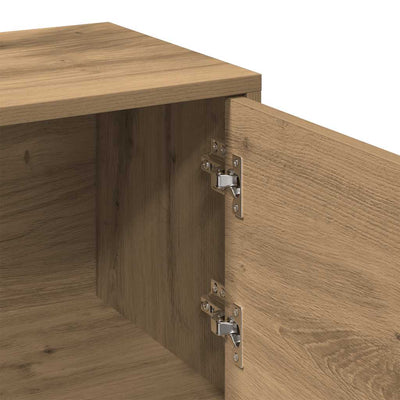 Käsityöläinen tammi tv-taso Harmon 102x30x37,5cm (puinen)