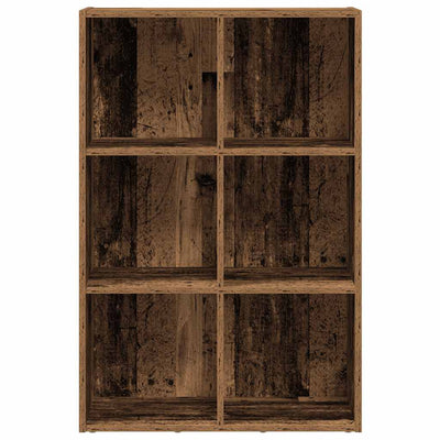 Kirjahylly / Senkki vanhaa puuta 66x30x98 cm tekninen puu