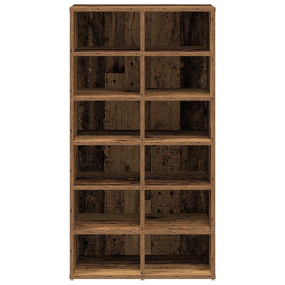 Kenkäteline vanhaa puuta 54x34x100,5 cm tekninen puu