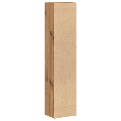CD-kaapit 2 kpl artesaani tammi 21x16x93,5 cm tekninen puu