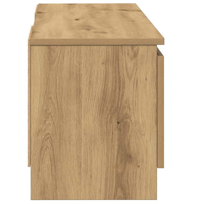 TV-taso käsityöläinen tammi 102x30x36 cm tekninen puu