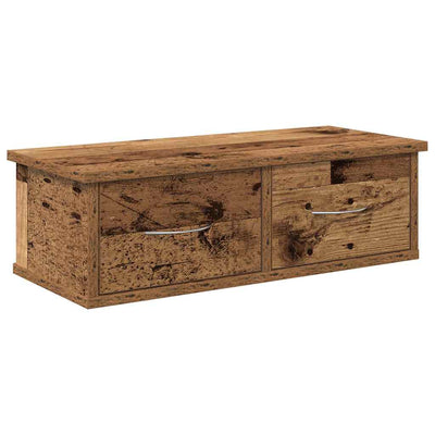 Seinäkaappi vanha puu 60x26x18,5 cm tekninen puu