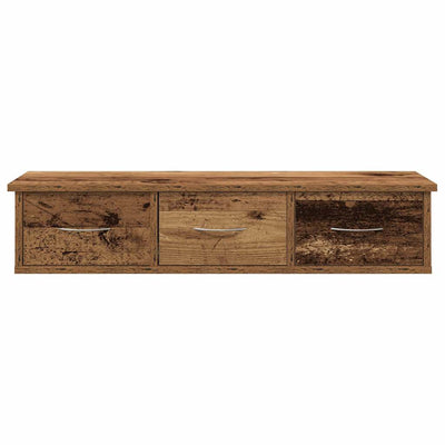 Seinäkaappi vanha puu 88x26x18,5 cm tekninen puu