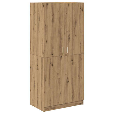 Vaatekaappi käsityöläinen tammi 90x52x200 cm tekninen puu