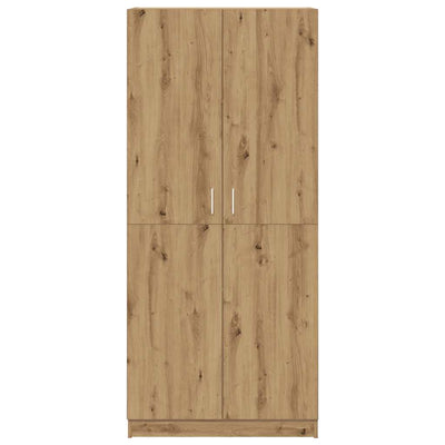 Vaatekaappi käsityöläinen tammi 90x52x200 cm tekninen puu