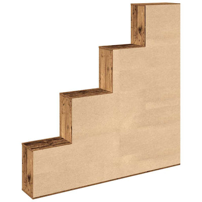 Vanha puu kirjakaappi Verginiea 157x24x160cm (suunniteltu puu)