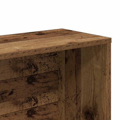 Vanha puu kirjakaappi Verginiea 157x24x160cm (suunniteltu puu)