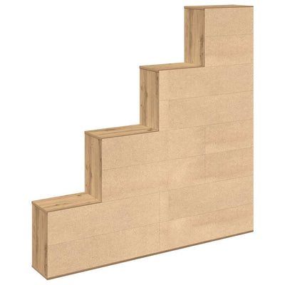 Artesaani tammi kirjakaappi Verginiea 157x24x160cm (puinen)