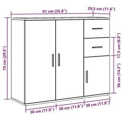 Senkki vanhaa puuta 91x29,5x75 cm tekninen puu
