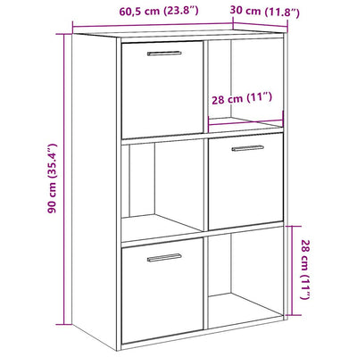 Kirjahylly artesaani tammi 60,5x30x90 cm tekninen puu ja rauta