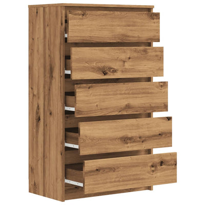 Laatikosto artesaani tammi 60x36x103 cm tekninen puu