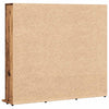 Vanha puu cd-kaappi Caraman 100x23x89,5cm (engineered wood)
