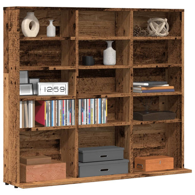 CD-kaappi Old Wood 100x23x89,5 cm Engineered Wood