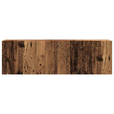 TV-seinäkaappi vanha puu 100x30x30 cm tekninen puu