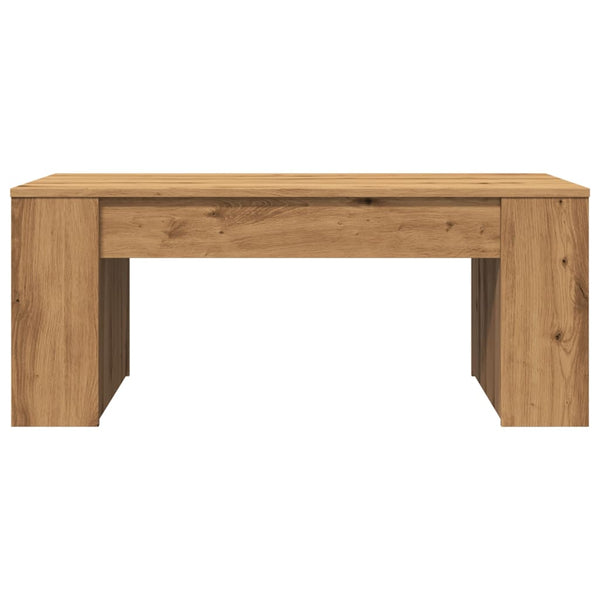 Sohvapöytä artesaani tammi 102x55x42 cm tekninen puu