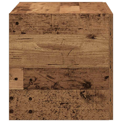 Seinäkaappi vanha puu 80x39x40 cm teknillinen puu