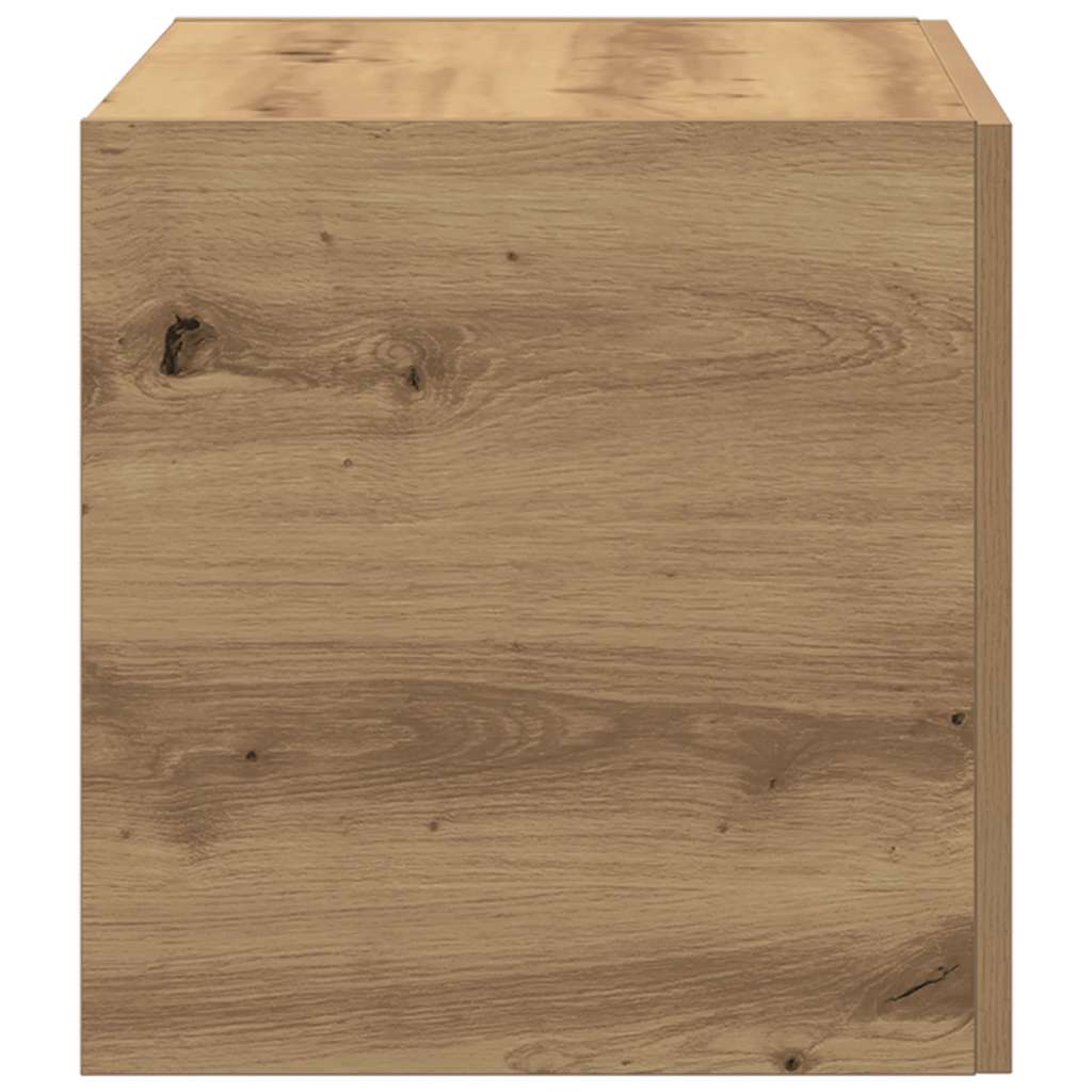 Artesaani tammi tv-seinäkaappi Radegunde 80x39x40cm (puinen)