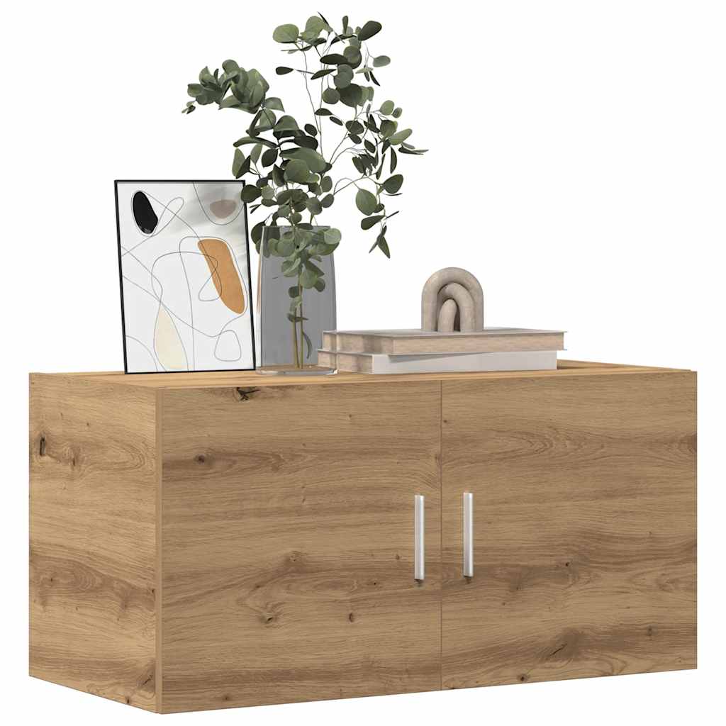 Artesaani tammi tv-seinäkaappi Radegunde 80x39x40cm (puinen)