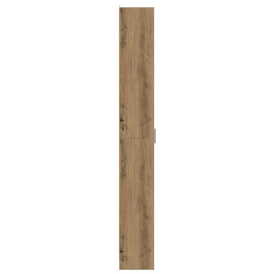 Eteisen vaatekaappi käsityöläinen tammi 55x25x189 cm lastulevy