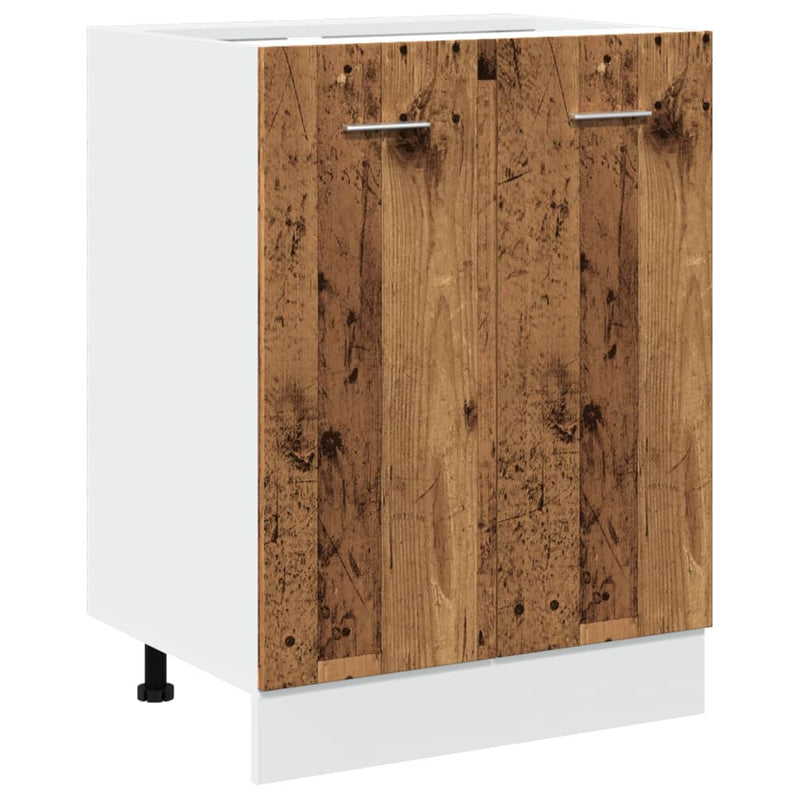 Vanha puu alakaappi Pompilas 60x46x81,5cm (engineered wood)