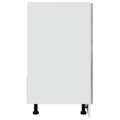 Allaskaappi betoninharmaa 80x46x81,5 cm lastulevy