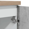 Allaskaappi betoninharmaa 80x46x81,5 cm lastulevy