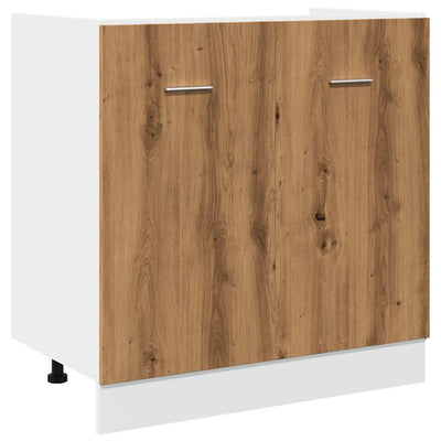Allaskaappi Käsityöläinen tammi 80x46x81,5 cm lastulevy