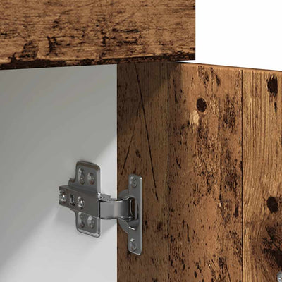 Vanha puu alalipastokaappi Pompilas 30x46x81,5cm (lastulevy)