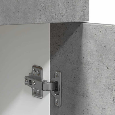 Betoninharmaa alalipastokaappi Pompilas 40x46x81,5cm (lastulevy)