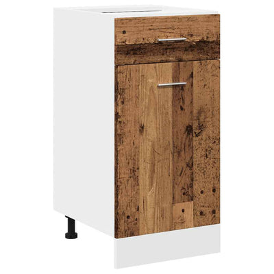 Laatikon Alakaappi Vanha Puu 40x46x81,5 cm Suunniteltu puu