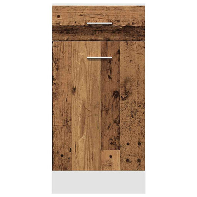 Laatikon Alakaappi Vanha Puu 40x46x81,5 cm Suunniteltu puu