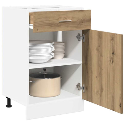 Tammi alalipastokaappi käsityöläinen Pompilas 50x46x81,5cm (lastulevy)