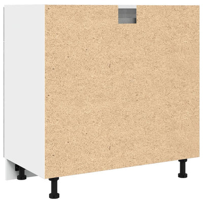 Alalipastokaappi betoninharmaa 80x46x81,5 cm lastulevy