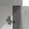 Alalipastokaappi betoninharmaa 80x46x81,5 cm lastulevy