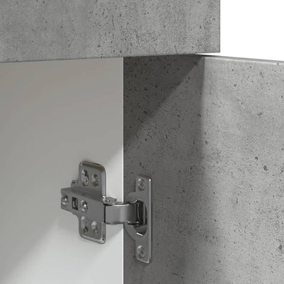 Alalipastokaappi betoninharmaa 80x46x81,5 cm lastulevy