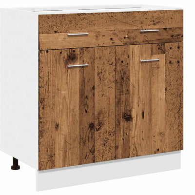 Alalipastokaappi Vanha Puu 80x46x81,5 cm lastulevy