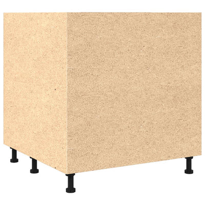 keittiökaappi vanha puu 75,5x75,5x81,5 cm tekninen puu