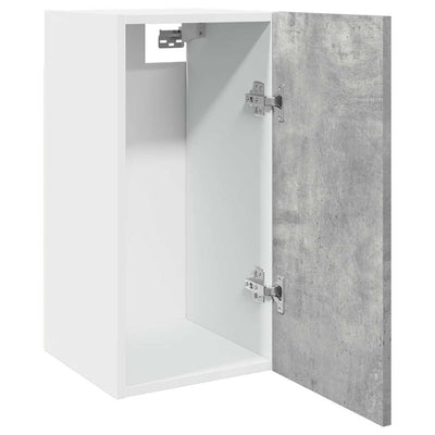 Betoninharmaa seinäkaappi Pompilas 30x31x60cm (lastulevy)